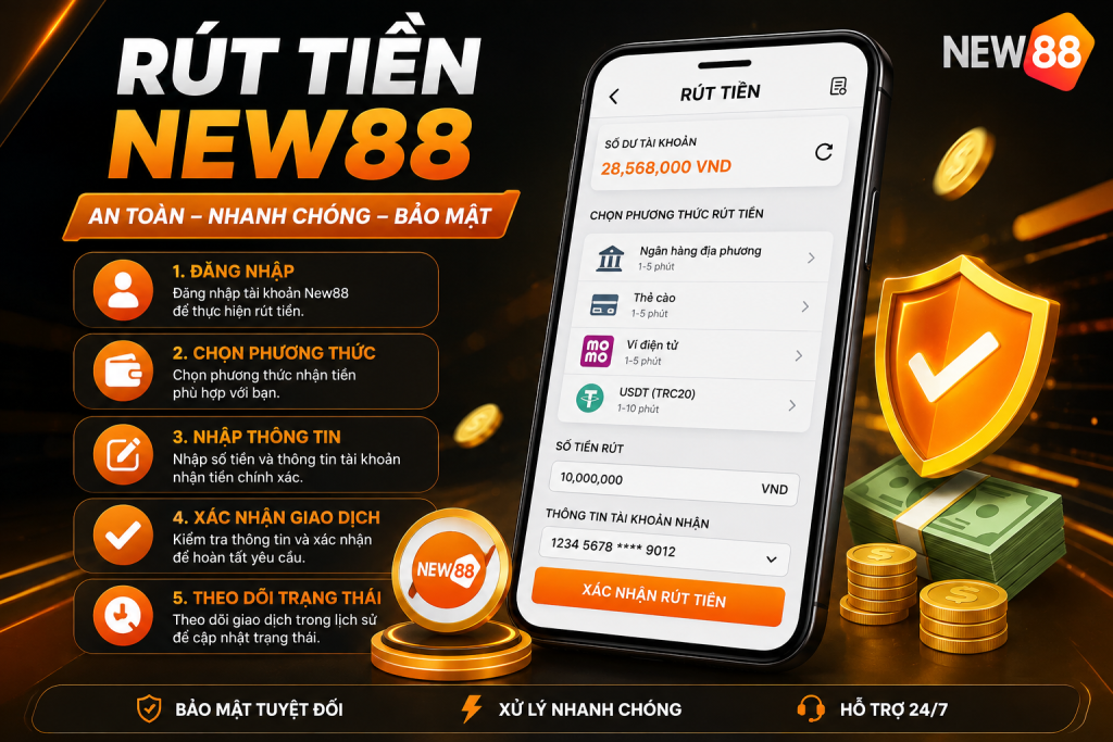 Rút Tiền New88 – Hướng Dẫn Thao Tác Nhanh Và Chính Xác - vaxon.dev